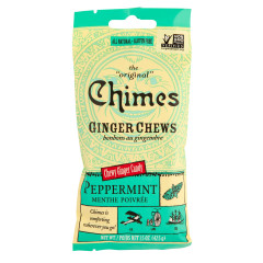 CHIMES PEPPERMINT GINGER CHEWS 1.5 OZ BAG