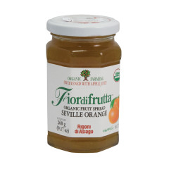 FIORDIFRUTTA ORGANIC SEVILLE ORANGE FRUIT SPREAD 9.17 OZ JAR