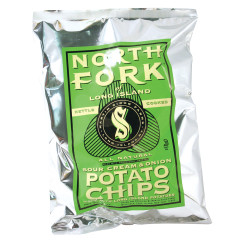 NORTH FORK SOUR CREAM AND ONION POTATO CHIPS 2 OZ BAG