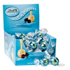 LINDT LINDOR STRACCIATELLA TRUFFLES 60 PC BOX