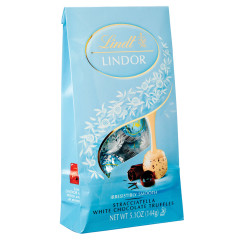 LINDT LINDOR STRACCIATELLA TRUFFLES 5.1 OZ BAG