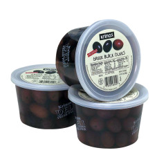 KRINOS GREEK BLACK OLIVES 16 OZ CUP