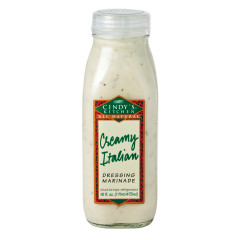 CINDY'S CREAMY ITALIAN DRESSING 16 OZ BOTTLE