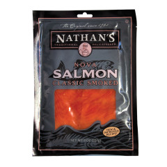 NATHAN'S COLD SMOKED WILD KETA ATLANTIC CAUGHT SALMON 8 OZ