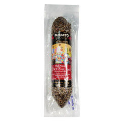 BUSSETO BLACK PEPPER DRY SALAMI 8 OZ