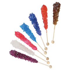 ROSES BRANDS ASSORTED UNWRAPPED ROCK CANDY STICKS
