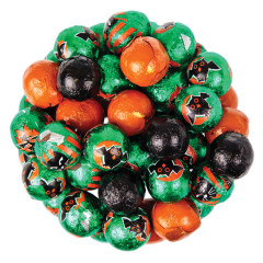 MADELAINE MILK CHOCOLATE HALLOWEEN FOILED BALLS