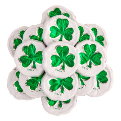 MADELAINE MILK CHOCOLATE FOILED SHAMROCKS