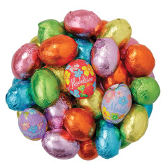 MADELAINE MILK CHOCOLATE FOILED EASTER EGGS