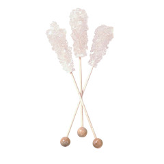 ROSES BRANDS UNWRAPPED WHITE ROCK CANDY STICKS