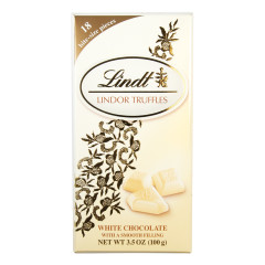 LINDT LINDOR TRUFFLE WHITE CHOCOLATE 3.5 OZ BAR