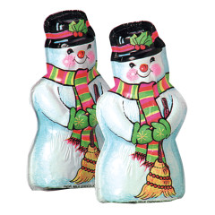 MADELAINE MILK CHOCOLATE SEMI SOLD SNOWMAN 1.5 OZ