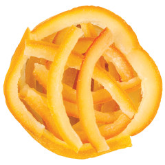 GLACE ORANGE PEEL STRIPS