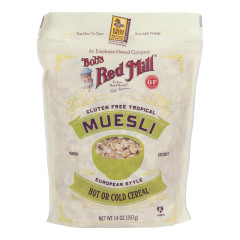 BOB'S RED MILL GLUTEN FREE TROPICAL MUESLI 14 OZ POUCH