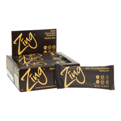 ZING DARK CHOCOLATE HAZELNUT 1.76 OZ BAR