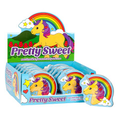 UNICORN PRETTY SWEET MARSHMALLOW FLAVORED CANDY UNICORNS 1.2 OZ TIN