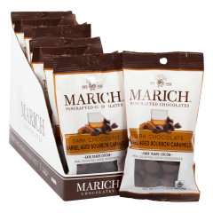 MARICH DARK CHOCOLATE BOURBON CARAMELS 2.1 OZ BAG