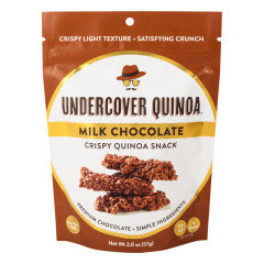 UNDERCOVER QUINOA MILK CHOCOLATE 2 OZ POUCH