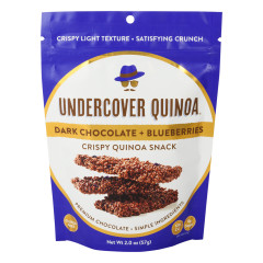 UNDERCOVER QUINOA DARK CHOCOLATE + BLUEBERRIES 2 OZ POUCH