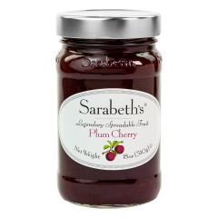 SARABETH'S PLUM CHERRY PRESERVES 18 OZ JAR