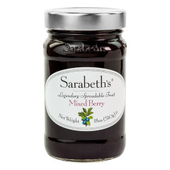 SARABETH'S MIXED BERRIES PRESERVES 18 OZ JAR