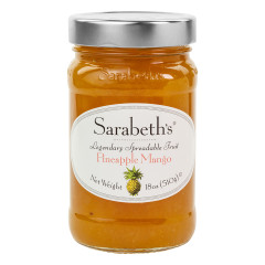 SARABETH'S PINEAPPLE MANGO PRESERVES 18 OZ JAR