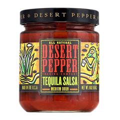 DESERT PEPPER TEQUILA SALSA 16 OZ JAR