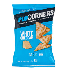 POPCORNERS WHITE CHEDDAR 1 OZ BAG