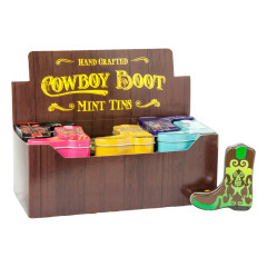 COWBOY BOOT ASSORTED MINTS TIN