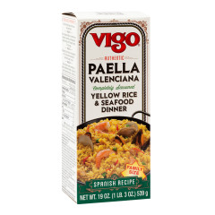 VIGO PAELLA VALENCIANA RICE AND SEAFOOD DINNER 19 OZ BOX