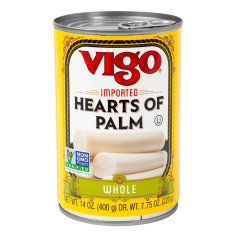 VIGO HEARTS OF PALM WHOLE 14 OZ CAN