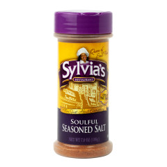 SYLVIA'S SOULFUL SEASONED SALT 7 OZ SHAKER