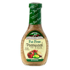 MAPLE GROVE FAT FREE POPPYSEED DRESSING 8 OZ BOTTLE