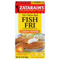 ZATARAINS LEMON PEPPER FISH FRI 12 OZ BOX