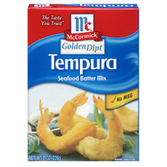 MCCORMICK GOLDEN DIPT TEMPURA BATTER MIX 10 OZ BOX