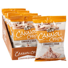 GOLDEN CANNOLI CANNOLI CHIPS CINNAMON SUGAR 2 OZ PEG BAG