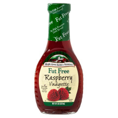 MAPLE GROVE FAT FREE RASPBERRY VINAIGRETTE DRESSING 8 OZ BOTTLE