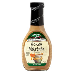 MAPLE GROVE HONEY MUSTARD DRESSING 8 OZ BOTTLE