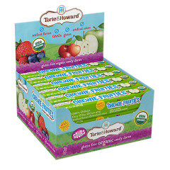 TORIE & HOWARD CHEWY FRUITIES SOURS SOUR APPLE 2.1 OZ