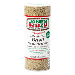 JANE'S KRAZY MIXED UP BASIL SEASONING 5 OZ SHAKER