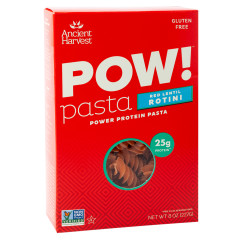 ANCIENT HARVEST POW PASTA RED LENTIL ROTINI 8 OZ BOX