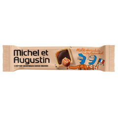 MICHEL ET AUGUSTIN MILK CHOCOLATE WITH CARAMEL COOKIE SQUARE 4 PC 1.2 OZ