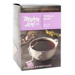 MIGHTY LEAF VANILLA BEAN TEA 15 CT BOX