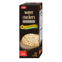 DARE ORIGINAL WATER CRACKERS 4.4 OZ BOX