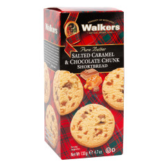 WALKERS SALTED CARAMEL & CHOCOLATE CHUNK SHORTBREAD 4.7 OZ BOX