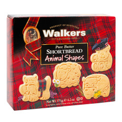 WALKERS SHORTBREAD ANIMAL SHAPES 6.2 OZ BOX