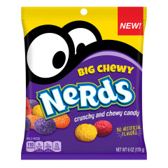 NERDS BIG CHEWY 6 OZ PEG BAG