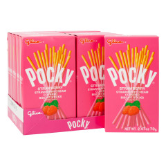 POCKY STRAWBERRY COOKIE STICK 2.47 OZ BOX