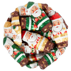 MINI DARK CHOCOLATE SANTAS