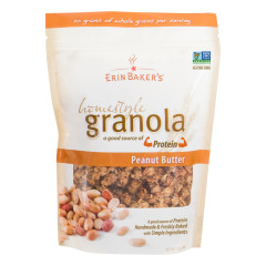 ERIN BAKER'S PEANUT BUTTER GRANOLA 12 OZ POUCH